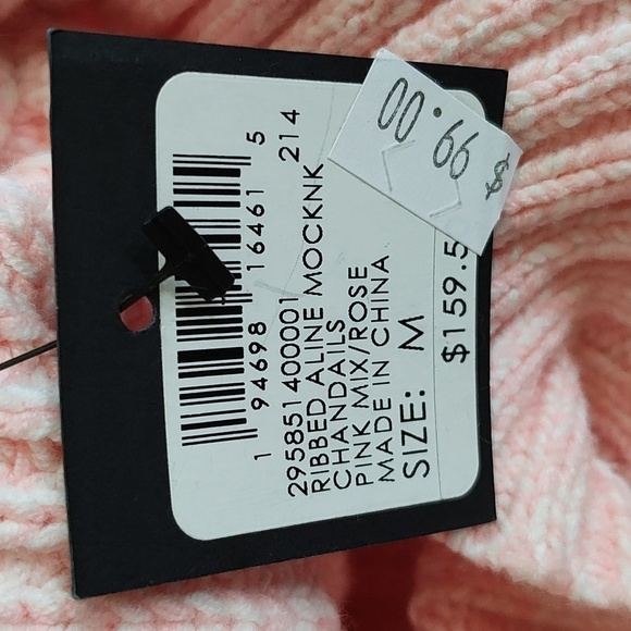 New Club Monaco Pink Crop Sweater Size M - Picture 11 of 13